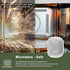 Oval Aluminum Foil Pans with Snap-On Lids (5 Pack) | 2X Thicker Heavy Duty Reusable Container 50oz for Take-Out (Gold)