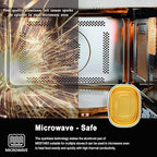 Oval Aluminum Foil Pans with Snap-On Lids (5 Pack) | 2X Thicker Heavy Duty Reusable Container 25oz for Take-Out (Black)