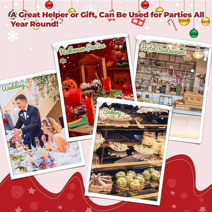 4 Tiers Chocolate Fountain Machine Upgraded Professional Fondue Fountain Easy Cleaning Hot Nacho Cheese Fountain for Party, Gathering, Wedding, Rental