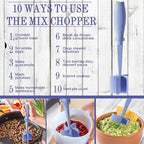 Meat Chopper, 5 Curve Blades Ground Beef Masher, Heat Resistant Meat Masher Tool for Hamburger Meat, Ground Beef, Turkey and More, Nylon Hamburger Chopper Utensil Non-scratch Utensils-Purple