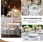 Fitable 6 Pack Square Tablecloths - 70 x 70 Inches - Stain Resistant and Reusable Table Clothes, Burgundy Polyester Fabric Table Covers for Dining, Card Tables, Coffee Tables