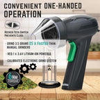 Mamba Monster 3.5g USB Electric Herb Grinder. Large Capacity Portable Metal Herbal Machine & Spice Mill for the Kitchen (Black)