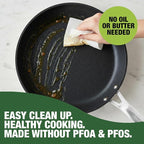 Granitestone Ceraluxe 20 Pc Ceramic Cookware Set Nonstick, Complete Pots and Pans Set Non Stick with 5 Pc Bakeware Set, Deep Frying Pan Set, & Steamer, Non Toxic PFOA Free, Oven & Dishwasher Safe