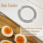 Deviled Egg Containers With Lid, Clear Deviled Egg Platter With Handle For 24 Eggs, Fridge Stackable Storage Deviled Eggs Tray Carrier, Suitable For Camping, Easter, Christmas (White)