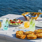 16oz Ribbed Glassware, Vintage Drinking Glasses Set of 4, Cocktail Glass Cups, Elegant Tom Collins Glasses, Highball Ribbed Glasses Ideal for Water, Iced Coffee, Juice, Beer, Milk