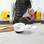 Restaurantware Measuring Cups, 16 Ounce Pack of 10 Conical Spout Baking Measuring Cups, Liquid Scaling Vessel with I-Beam Handle, Embossed Graduations, Clear, Break and Crack Resistant for Baking