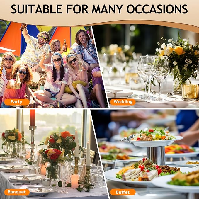 Chafing Dish Buffet Set, 8 Qt 1 Pack, Stainless Steel Rectangle Catering Warmer Server for Parties, Dinners, Catering, Buffet and Weddings