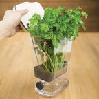 ProKeeper Herb Keeper – 1-Piece, White, with Removable Silicone Drain Plug, BPA-Free Plastic