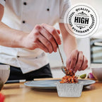 Plasticpro Disposable 4.25'' X 4.25 X 2'' Inch Square Aluminum Tin Foil Baking Pans Bakeware - Cookware Perfect for Baking Cakes,Brownies,Bread, Meatloaf, Lasagna, Pack of 25