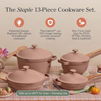 Our Place Cookware Set - 13-Piece Kit Including the Always Pan, Perfect Pot and Spatulas | Multifunctional, Toxin-Free Nonstick | Heat Safe up to 450°F | Oven, Stove, Induction Compatible | Spice