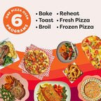 Instant Pot InstantHeat™ Pizza and Toaster Oven, Fits a 12" Pizza, Fresh Pizza, Frozen Pizza, Bake, Toast, Broil, & Reheat