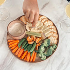 Mora Ceramic Flat Dinner Plates Set of 6, 10.5 in High Edge Dish Set - Microwave, Oven, and Dishwasher Safe, Scratch Resistant, Modern Dinnerware- Kitchen Porcelain Serving Dishes - Chai