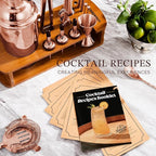 KITESSENSU Cocktail Shaker Set Bartender Kit with Stand - Drink Mixer Bar Set with All Essential Bar Accessory Tools - Martini Shaker Jigger Strainer Mixer Spoon Muddler Liquor Pourers - Rose Gold