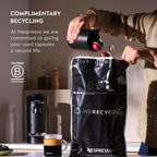 Nespresso Festive Vertuo Pop+ Deluxe Coffee and Espresso Maker by Breville with Milk Frother, Matte Black Gold
