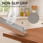 Placemats Set of 6, Heat Resistant & Waterproof Table Mats for Dining, Non Slip Scratch Proof Place Mats for Kitchen, Easy to Clean - Outdoor,Indoor Use（17x12 Inch）