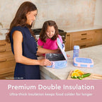 Bentgo Kids Prints Leak-Proof, 5-Compartment Bento-Style Kids Lunch Box - Ideal Portion Sizes for Ages 3-7, Durable, Drop-Proof, Dishwasher Safe, & PFAS & BPA-Free Materials (Trains)