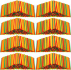 6000 Count Coffee Cocktail Stirrers Straws Disposable Plastic Sip Stir Sticks Cocktail Drink Stirrers Sticks Cups Straws for Bars Juice Drinking(Colorful,5 Inch)