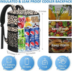 Cooler Backpack 33 Cans Backpack Coolers Insulated Leak Proof Soft Beach Cooler Bag for Men Women Ice Chest Backpack Camping Hiking Picnic Travel Cooler Lunch Backpack