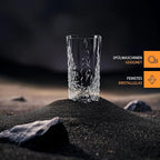 Nachtmann Sculpture 14oz Long Drink Glasses (Set of 4) - Crystal Glassware for Cocktails & Beverages, Elegant Design, Ideal for Special Occasions - Dishwasher Safe Stylish Glassware for Dining