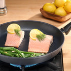 Swiss Diamond Frying Pans Nonstick with Lid, Features Nonstick Diamond Coated Aluminum Skillets and Oven Safe Frying Pans with Lids, Cover Included, 12.5 Inch