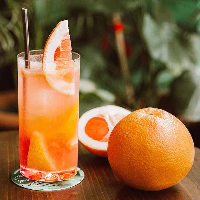 Amazing Abby - Liberty - 16-Ounce Plastic Tumblers (Set of 6), Drinking Glasses, Reusable Cups, BPA-Free, Shatter-Proof, Dishwasher-Safe (Made of Plastic, NOT Glass)