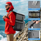 Cooler Backpack 33 Cans Backpack Coolers Insulated Leak Proof Soft Beach Cooler Bag for Men Women Ice Chest Backpack Camping Hiking Picnic Travel Cooler Lunch Backpack