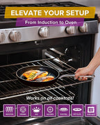 Nuwave Lux 13-Piece Premium Cookware Collection, Healthy G10 Duralon Blue Ceramic Nonstick, Ultra Durable, PFAS-Free, Lightweight & Works on All Cooktops