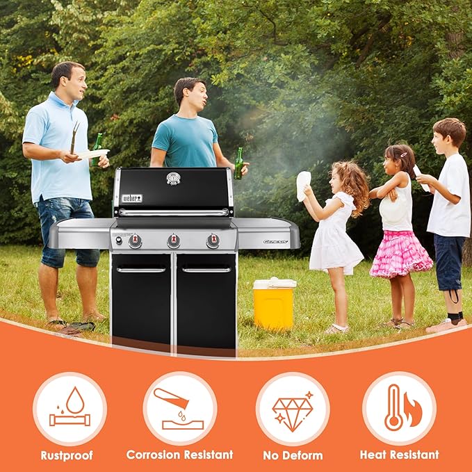 62757 Grease Tray for Weber Genesis 300 Series, Drip Pan Tray for Genesis S310 S320 S330 E310 E320 E330 Drip Pan Grease Tray for Weber Genesis 300 with Up Front Controls