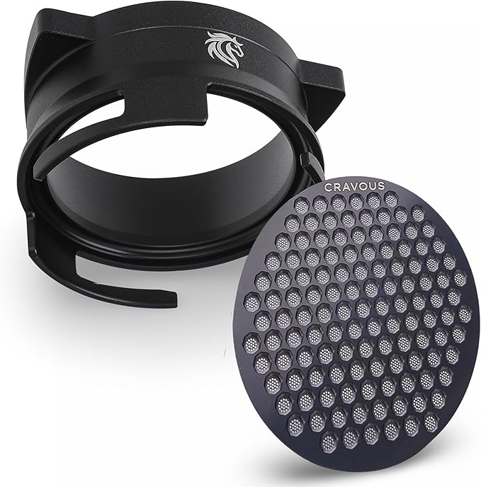 54mm Dosing Funnel Breville Compatible Espresso Puck Screen Set Grinder Trigger Portafilter Funnel and Filter Premium Espresso Accessories