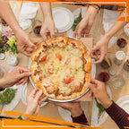 Nuogo 5 Pcs 14 Inch Pizza Pan with Holes Aluminum Mesh pizza Screen Seamless Round Tray for Oven Nonstick Baking Sheet for Kitchen Bakery Restaurant BBQ Party Cookware Supplies