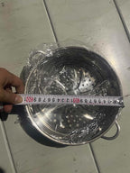 STOBAZA 20cm Steamer Basket Stainless Steel Steam Rack Trivet, Steamer Grid Compatible with Instant Pot Pressure Cooker