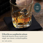 Disposable Linen-Feel Cocktail Napkins, 200-Pack 5" x 5" CARAMEL Paper Beverage Napkins For Bar, Restaurant And Café, Dessert Napkins For Party, Wedding Or Event