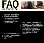 Fellow Gen 2 Ode Burr Coffee Grinder Electric with 31 Settings for Drip, French Press & Cold Brew - Small Footprint Electric Grinder - Matte White