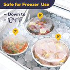 Fit Meal Prep 50 Pack 7" Round Aluminum Foil Pans with Clear Dome Lids, Pie Tins Disposable 7 inch with Lids, Take Out Containers, Freezer Oven Safe Aluminum Baking Pans for Storing, Cooking, Storage