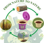 200 Count Natural Disposable Coffee Paper Filters,Coffee Filter Compatible with Keurig Single Serve Coffee Maker