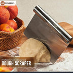 Professional Marble Rolling Pin for Dough - Solid Precise Pizza Dough Roller Marble Rolling Pin for Baking including Silicone Baking Mat, Steel Dough Scraper, Wooden Cradle - Gift for Bakers