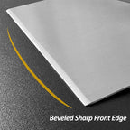 Vovoly Extra Wide Griddle Scraper, 5.5''x5.5'' Smashed Burger Scraper Grill Scraper Spatula Burger Turner - Full Tang Wooden Handle Professional Grade Grill Accessories, Knife Grade Stainless Steel