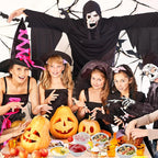 Kolewo4ever 12 Pieces Fall Ceramic Pumpkin Bowl 6 Ounces Ramekins Small Pumpkin Shaped Bowls Orange Dinnerware Decoration for Halloween Thanksgiving Serving Dip, Sauce, Condiments,Snack (Ivory White)