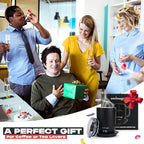 PRO 14 oz. Self-Heating Coffee Mug – 4-Hour Battery Life, Adjustable Temperature Control, LCD Display, One-Touch Adjustment, Magnetic Slider Lid – Keep Your Coffee Hot for Hours!