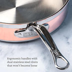 Hestan - CopperBond Collection - 100% Pure Copper 10-Piece Ultimate Cookware Set, Induction Cooktop Compatible