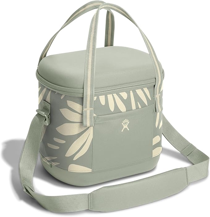 Hydro Flask Cooler Bag - Insulated Soft Lunch Bag - 12 L Capacity in Botanical Bliss Green