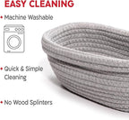 Cotton Rope Banneton Bread Proofing Basket Set, Oval & Round Bread Baskets with Liners & Covers for Artisan Bread Baking, Sourdough Bread Baking Supplies