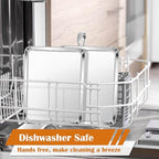 E-far Small Baking Sheet Set of 2, 10.5”x8.3” Stainless Steel Cookie Sheets Pans, Compact Non-toxic Metal Toaster Oven Trays for Cake, Healthy & Rust Free, Mirror Finish & Dishwasher Safe