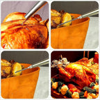 Good Grip Turkey Lifters and Baster Set, 3-Piece Thanksgiving Turkey Serving Set, 2-Prong Poultry Forks, Easily Lift Large Meats