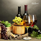 Luigi Bormioli Crescendo Burgundy 22.25 Oz. Red Wine Glasses, Set Of 4, Crystal Balloon Wine Glass, Dishwasher Safe, Made In Italy