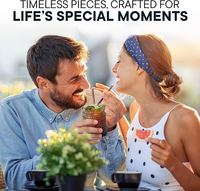 12 OZ Hobnail Drinking Set of 12 – Vintage Embossed Glassware, Textured Tumblers for Water, Beer, Cocktails, Mocktails, Whiskey & More – Includes Straws and Coasters – Smokey Gray