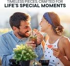 12 OZ Hobnail Drinking Set of 12 – Vintage Embossed Glassware, Textured Tumblers for Water, Beer, Cocktails, Mocktails, Whiskey & More – Includes Straws and Coasters – Smokey Gray