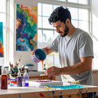 Custom Shop Paint Mixing Cups, 64-Ounce (36 Pack) - Plastic Measuring Cups for Liquids, Automotive Painting, Epoxy Resin, Acrylic Arts, Crafts, Disposable or Reusable, Graduated, Mixing Ratios