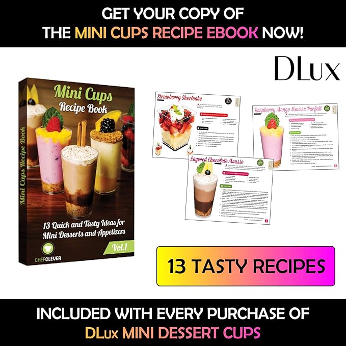 DLux 100 4-in Tear Drop Mini Appetizer Plates with Forks,Reusable Black Plastic Spoons - Desserts and Appetizers Dishes Serving Plate - Asian Spoon Set, Small Catering Dessert Tasting Cups