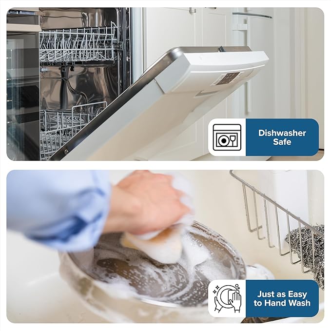 Viking 3-Ply Stainless Steel Stock Pot, 12 Quart Soup Cooking Pot with Lid, Kitchen Cookware, Dishwasher and Oven Safe, Induction Ready, Silver